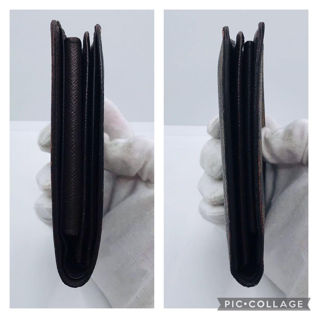 ルイヴィトン✨ ダミエ エベヌ ポルトフォイユ・フロリン 二つ折り財布 茶