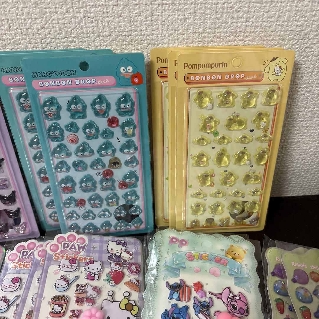 A7シール帳3冊35枚セット　3人分