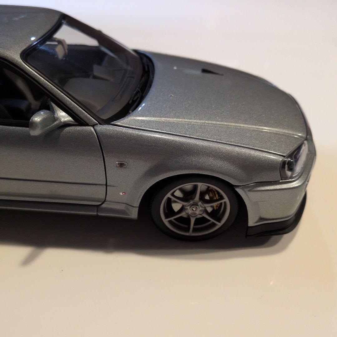 ミニカー AUTOart 1/18 R34 GT-R V-SPEC II TOY Car