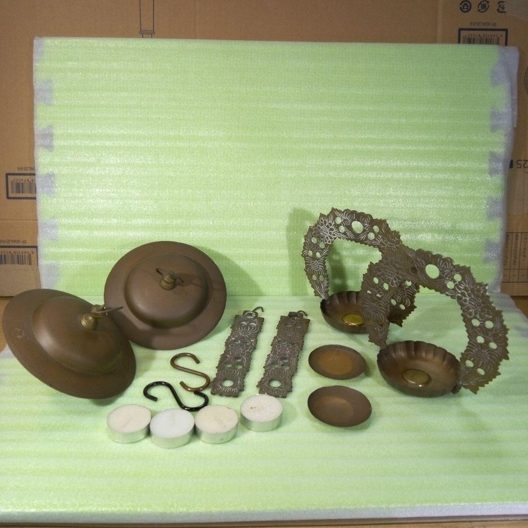 キャンドルホルダー　ティーライトキャンドル　２個セット