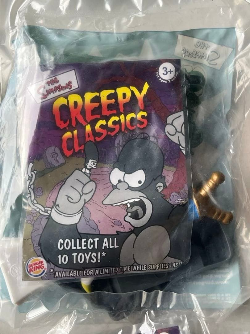バーガーキング　米国キッズセット　2002年　 ザ・シンプソンズ　全10個セット