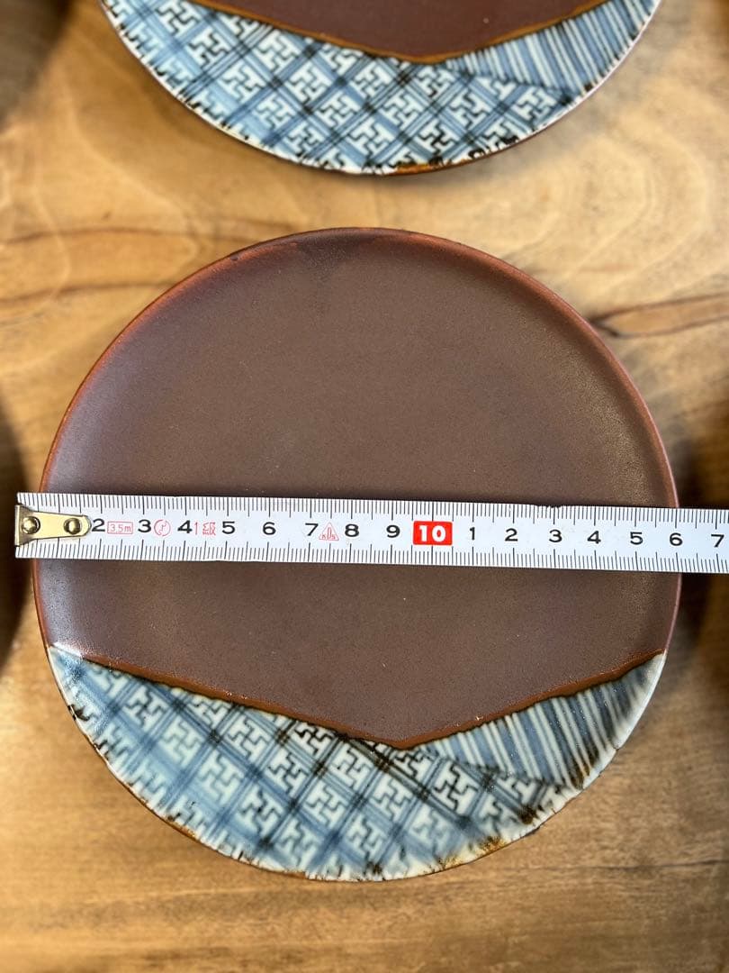 九谷焼作家　松本佐一作　中皿×6枚