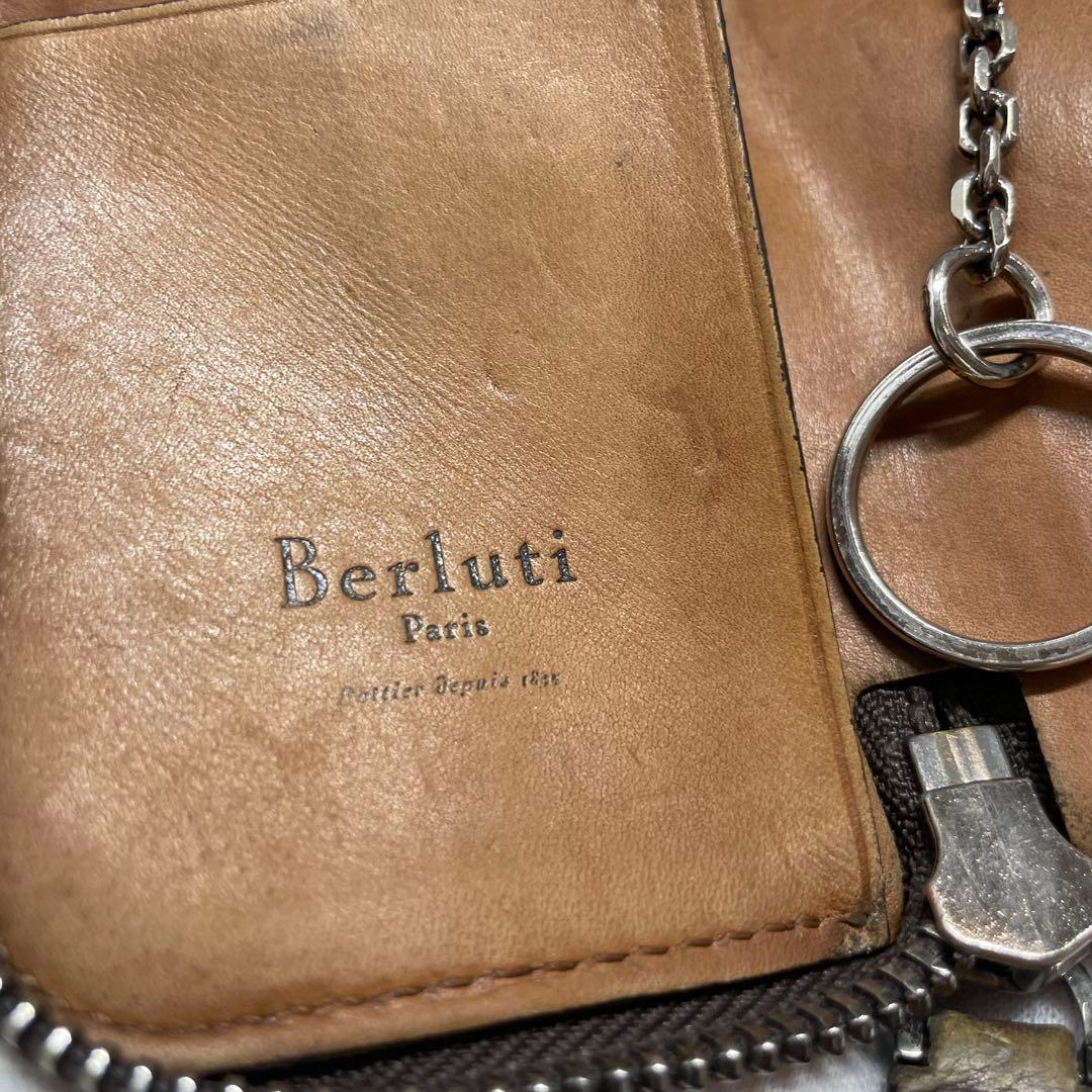 B*n様 BERLUTI ブラウン レザーキーケース カリグラフィー