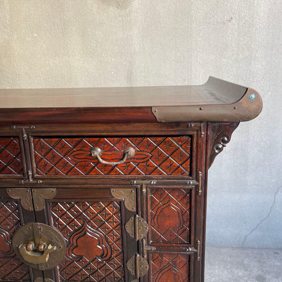 李朝家具　バンダジ　朝鮮家具　オールドヴィンテージ