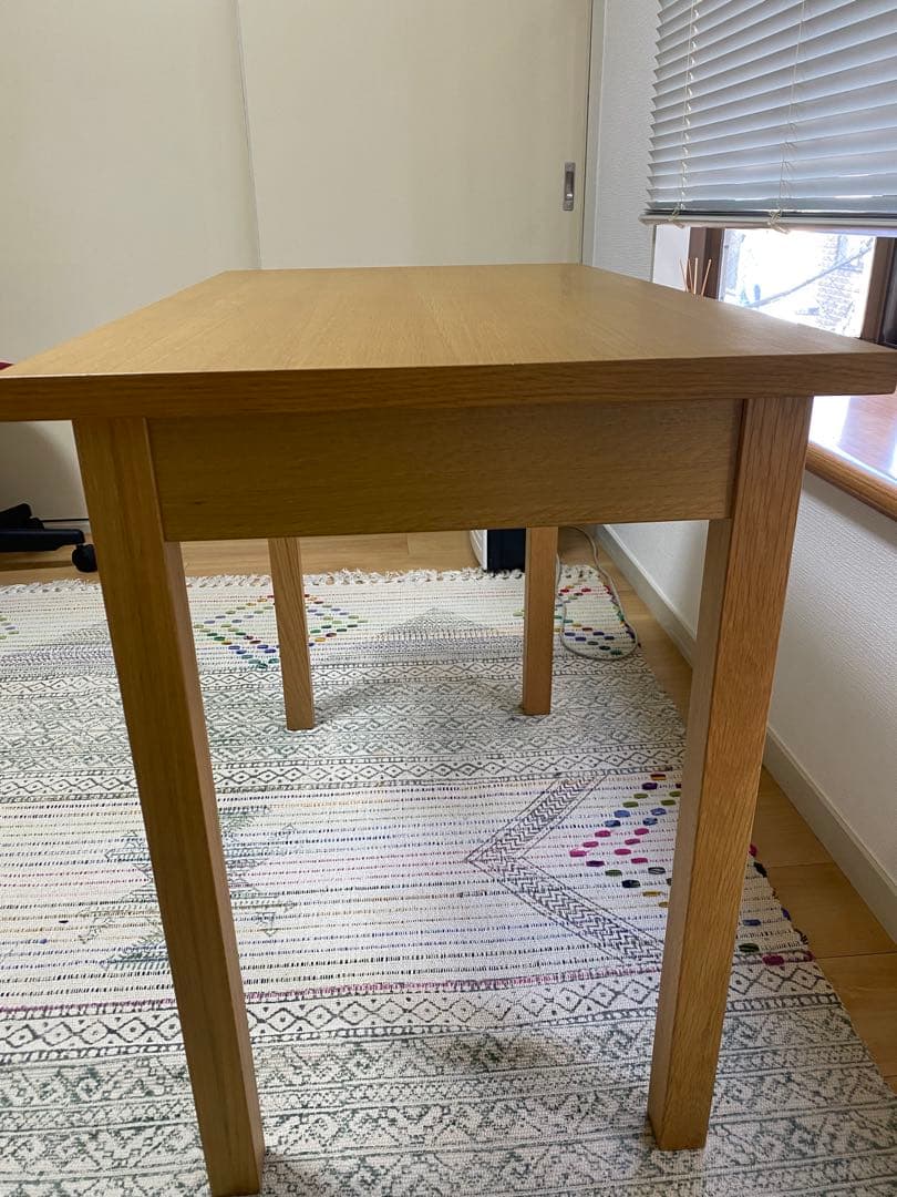 無印　オーク材デスク