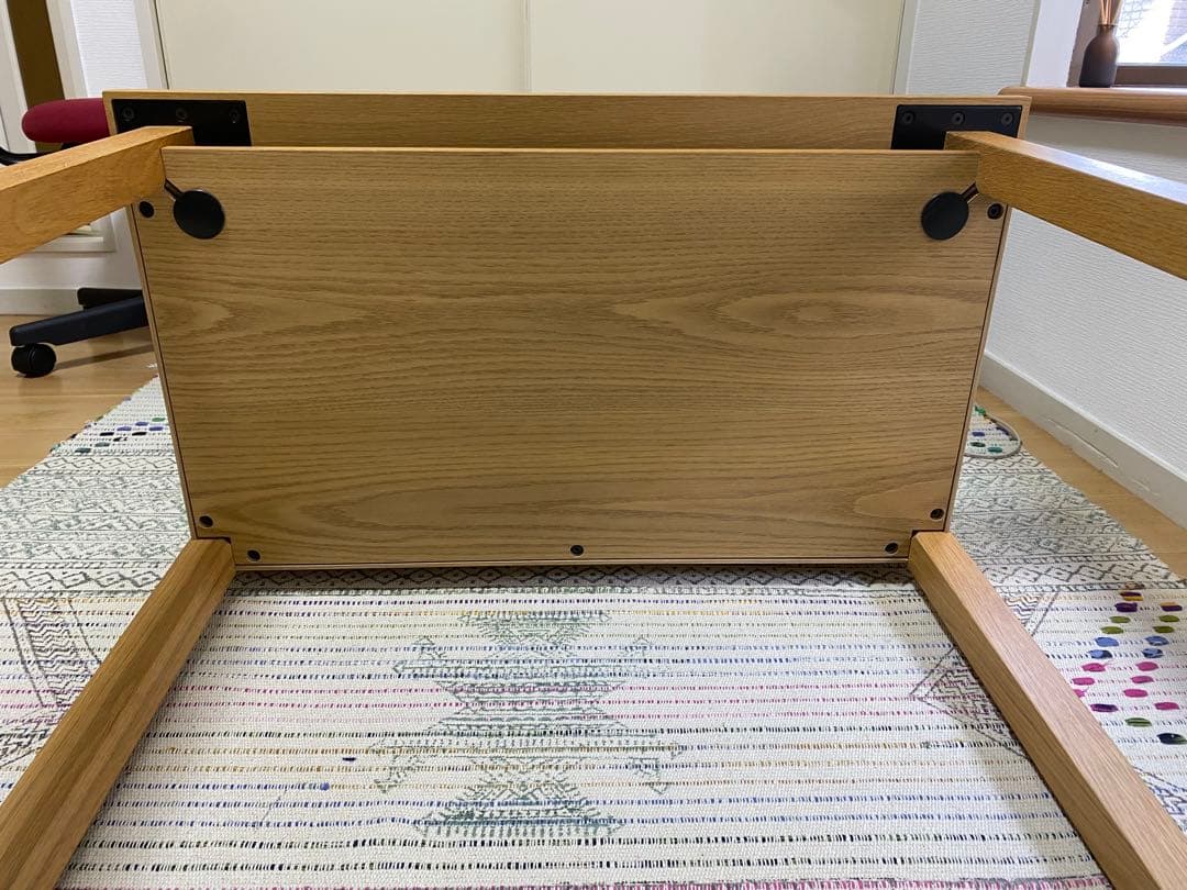 無印　オーク材デスク