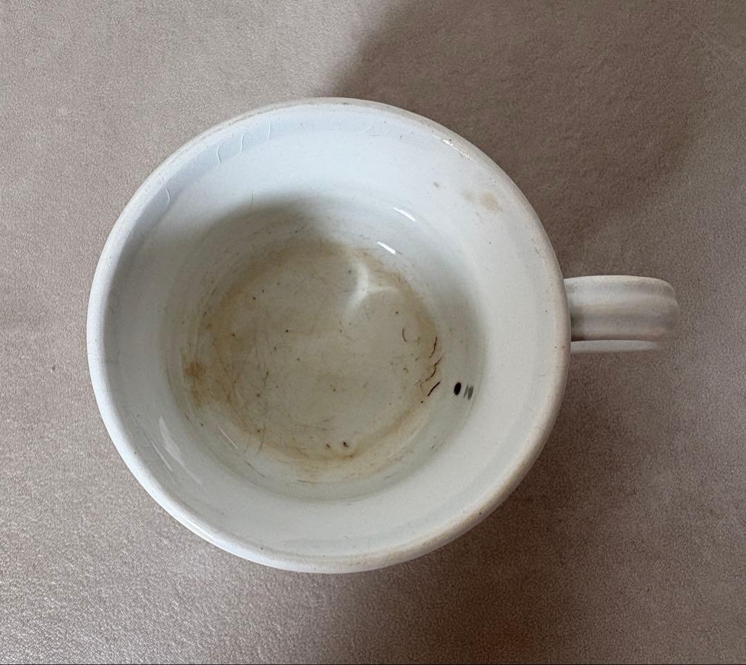 希少　19世紀　フランス　アンティーク　コーヒーカップ　ブリュロ　ティーカップ