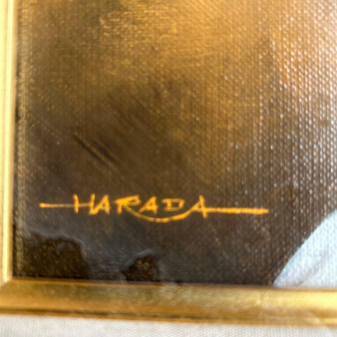 絵画　油彩画　少女　原田優　「希望」