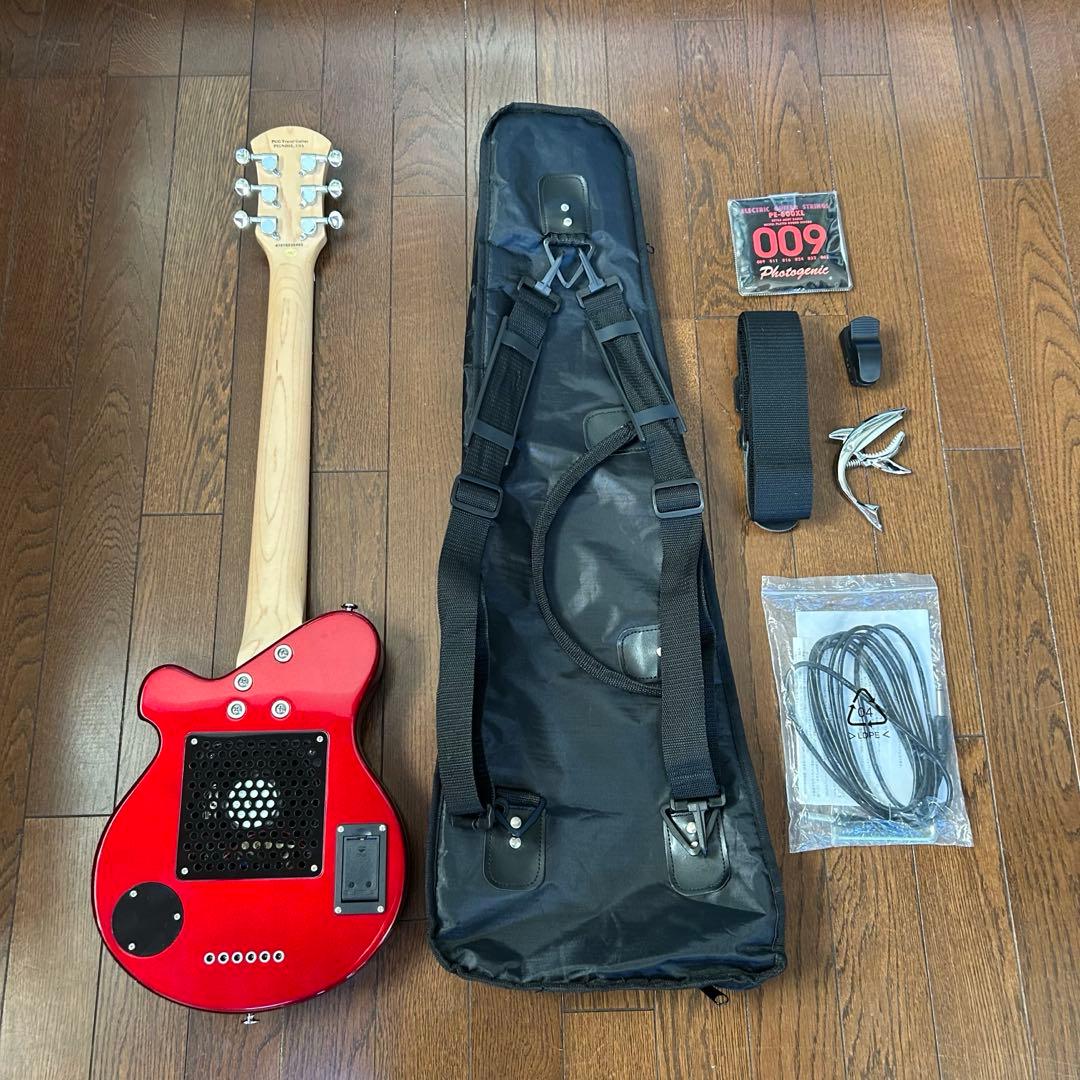 Pignose　ピグノーズ　エレキギター　レッド　アンプ内蔵ギター　美品