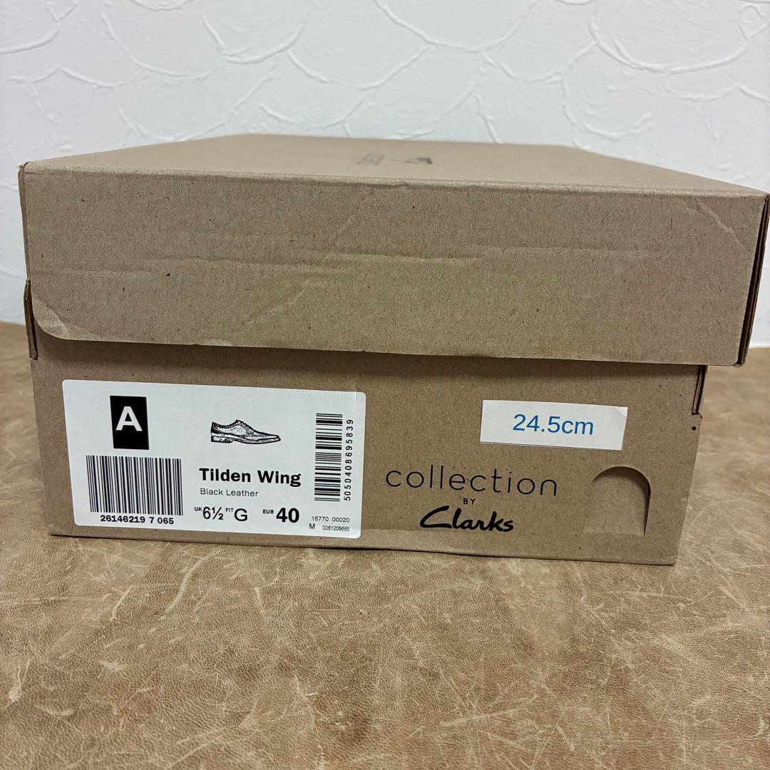 革靴　Clarks Collection Tilden Wing 24.5cm