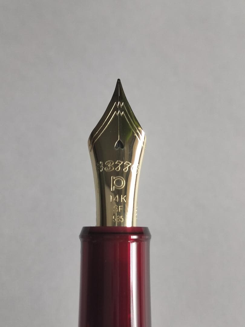 PLATINUM 万年筆 センチュリー　ブルゴーニュ　PNB-15000　細軟