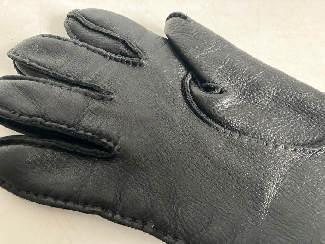 フェラガモ　レザー手袋　カシミア　表記サイズ8