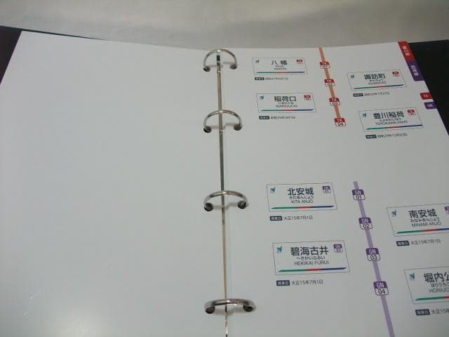 大幅値下げ可能　名古屋鉄道 名鉄 硬券入場券 収納 ホルダー