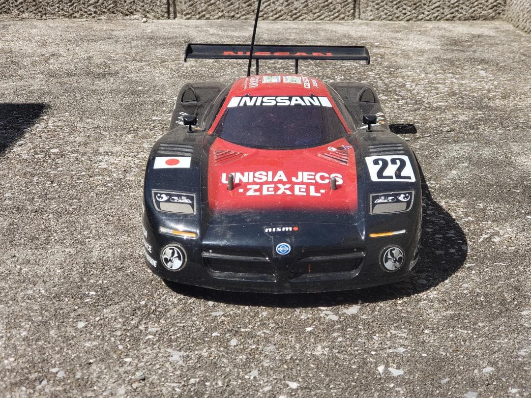 ＮＩＳＳＡＮ・Ｒ３９０ＧＴ１　ル・マン24・ エンジンRCカー用 1/8ボディ