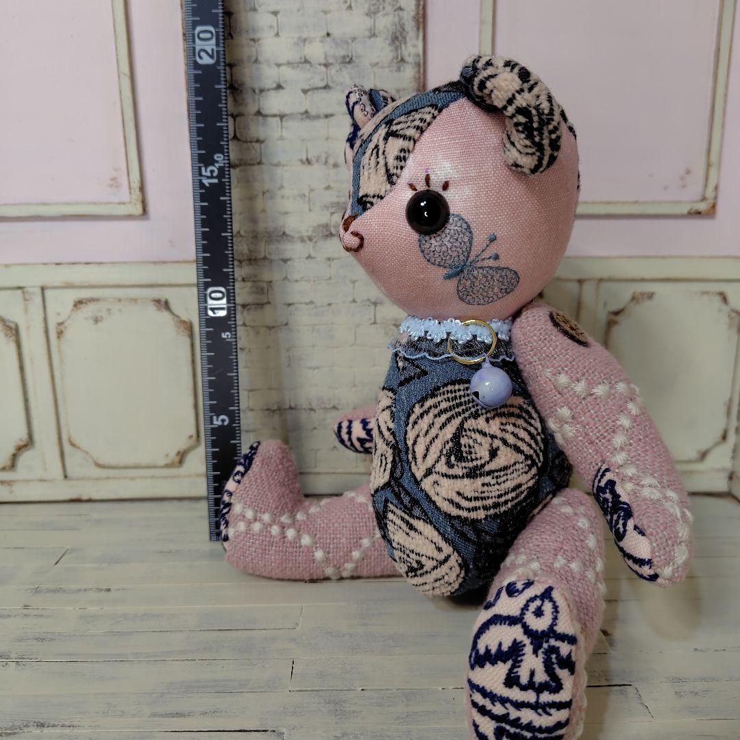 ミナペルホネン＊ハンドメイド＊ぬいぐるみ＊テディベア＊75