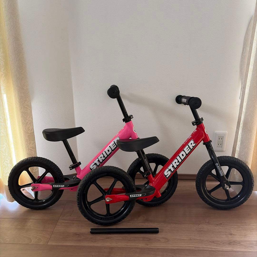 【美品】STRIDER ストライダー 12 スポーツ　レッド　ピンク　2台セット