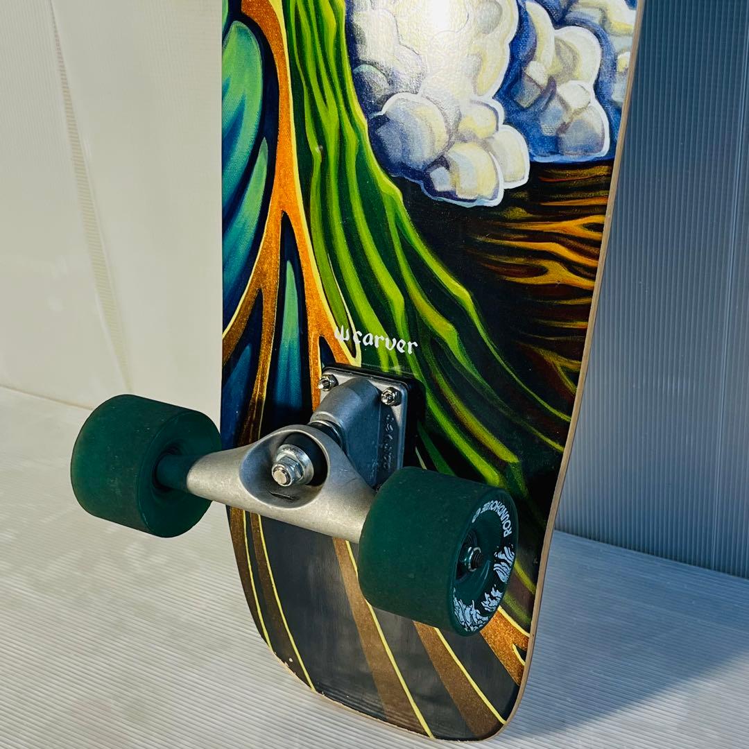 【美品】カーバー サーフスケート 33.75\" Greenroom CXトラック