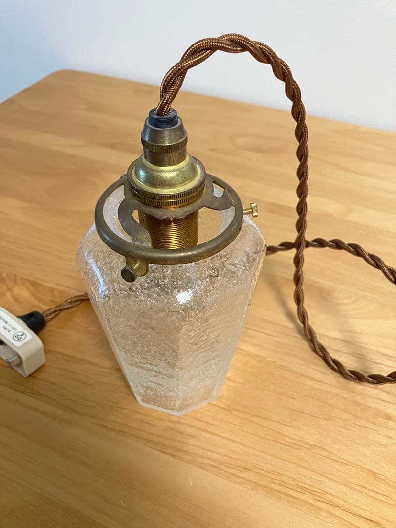 安土草多　ペンダントライト　八角瓶