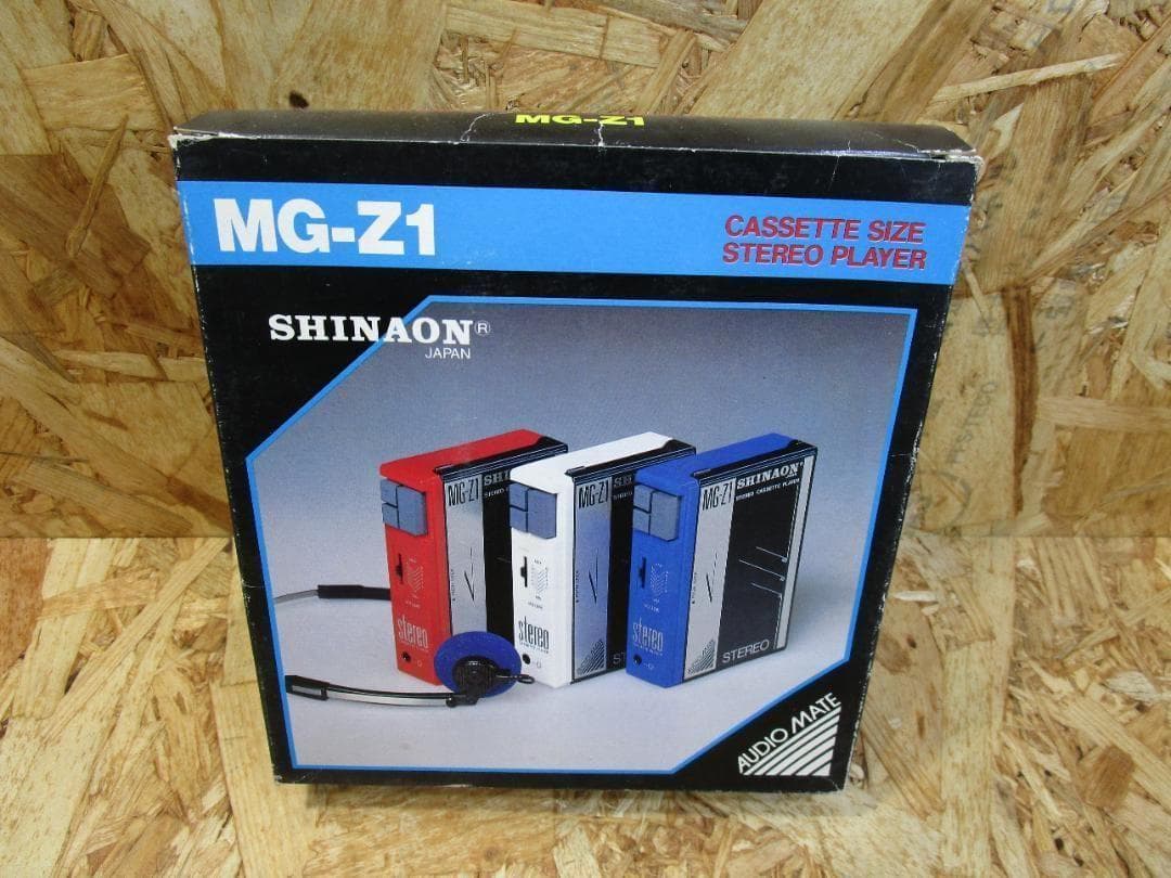 （激レア・未使用）SHINAON ポータブルカセットプレーヤー MG-Z1