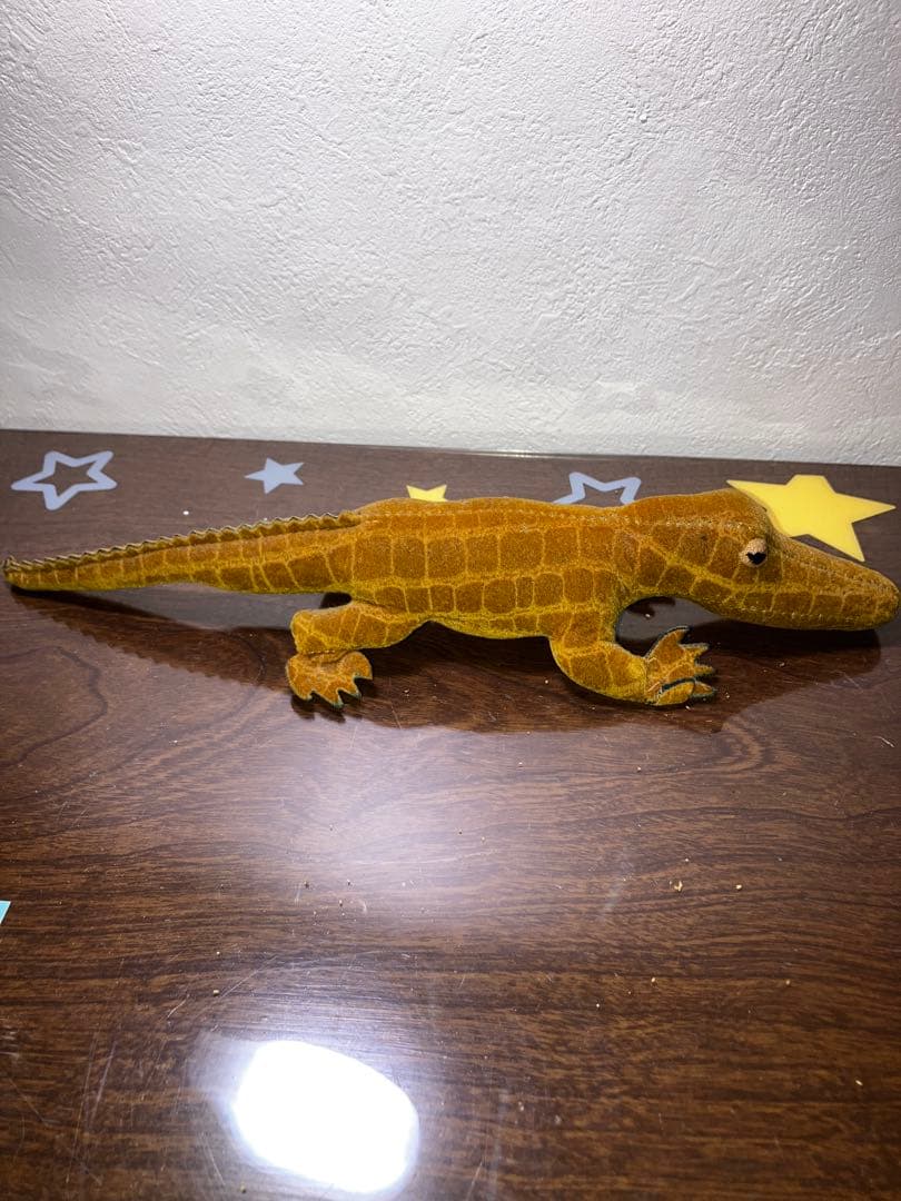 東京動物園協会　おがくずぬいぐるみ　ワニ 昭和レトロ　おがくず人形　当時物