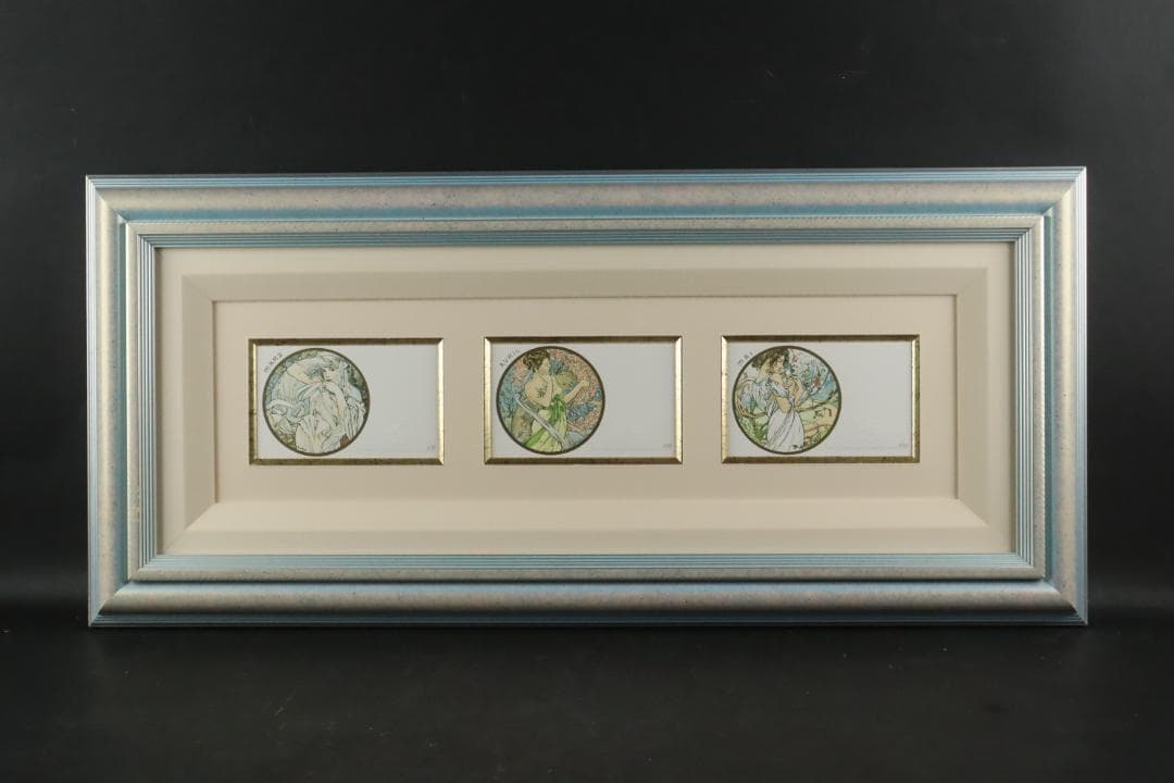 真作保証 アルフォンス・ミュシャ 12作品完品揃リトグラフ 証明書付