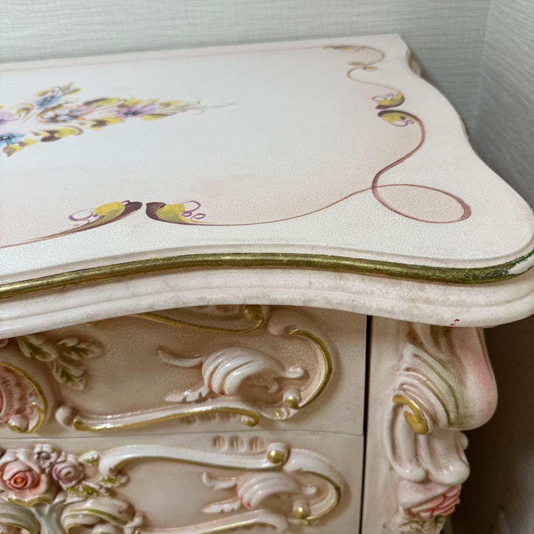 ロココ調　4段チェスト