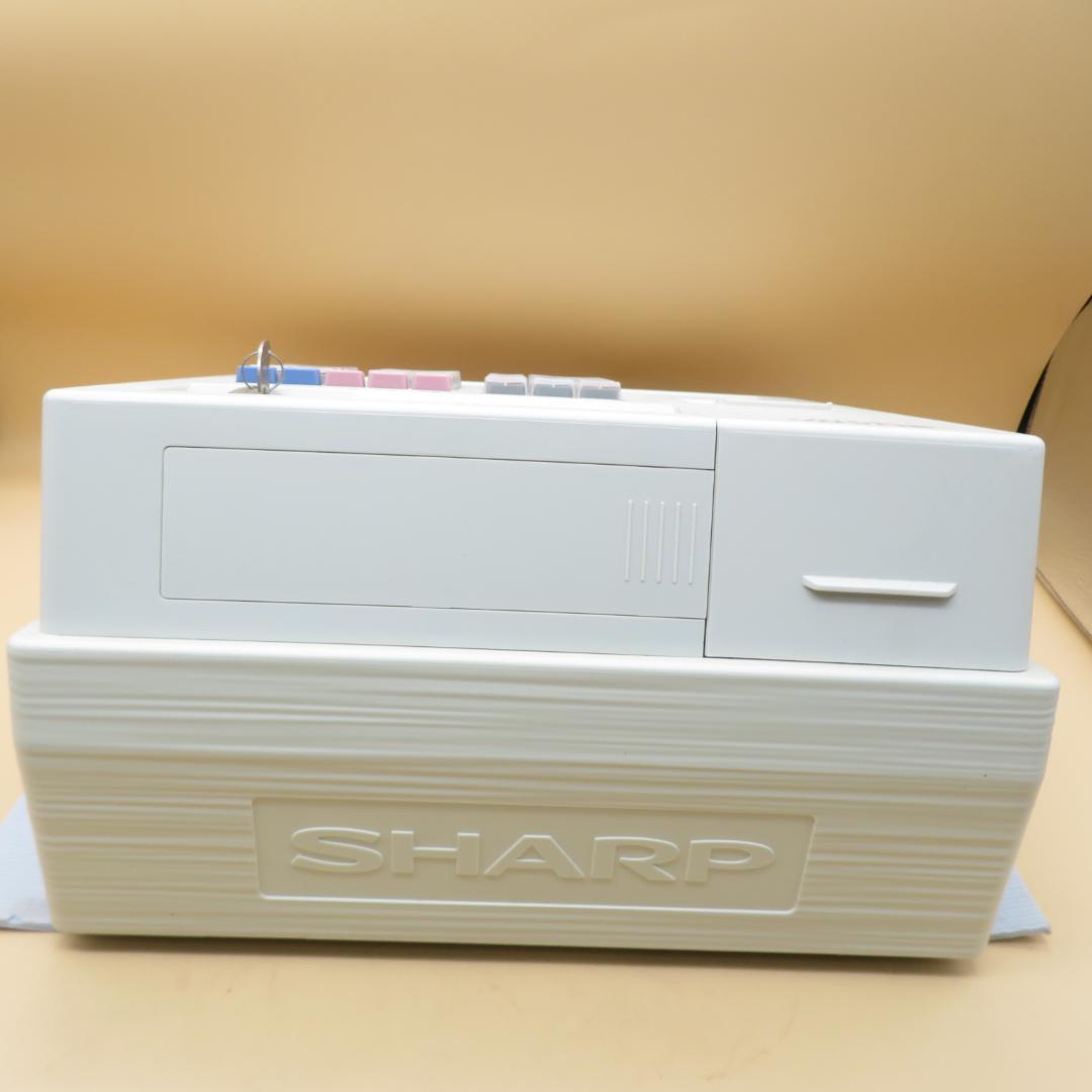 SHARP XE-A147 レジスター ホワイト　ロール紙4個付き
