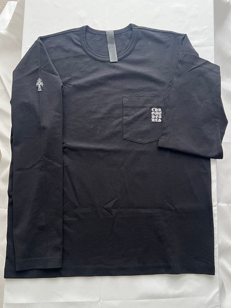 【直営購入・新品】クロムハーツ ワイノット ロングスリーブTシャツ 黒XL