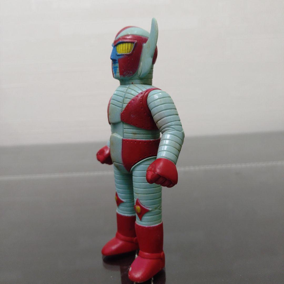 ソフビ　電人ザボーガ－　ブルマァク　当時物　希少　約13センチ