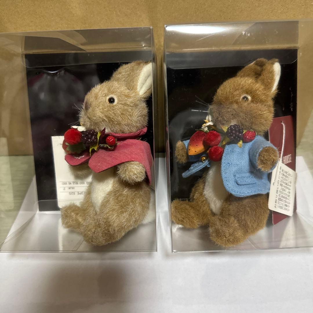 新品未使用　ピンクハウス　ピーターラビット二体セット