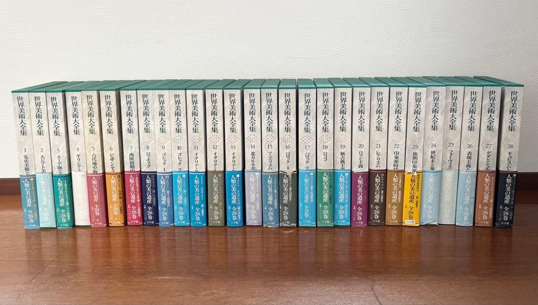 世界美術大全集 西洋編　全28巻　+美楽28の扉　小学館　7個口配送