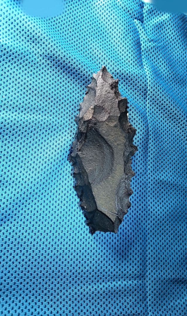 原始時代 尖頭器 360 g 石器 模写 サヌカイト