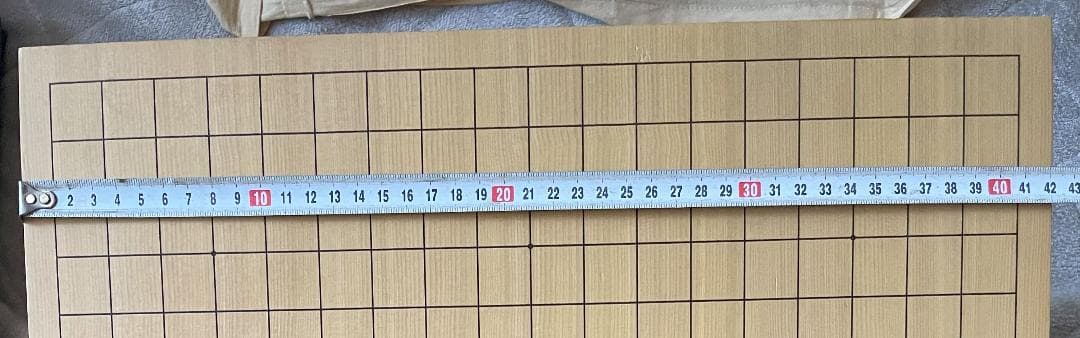 (超お得！！) 桐蓋付新榧天然木碁盤6.7寸 天然漆線引