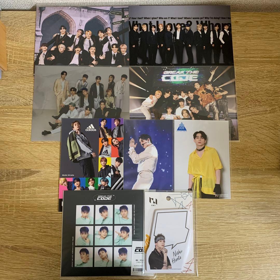 INI 西洸人 グッズセット （アクスタ、トレカ、生写真）