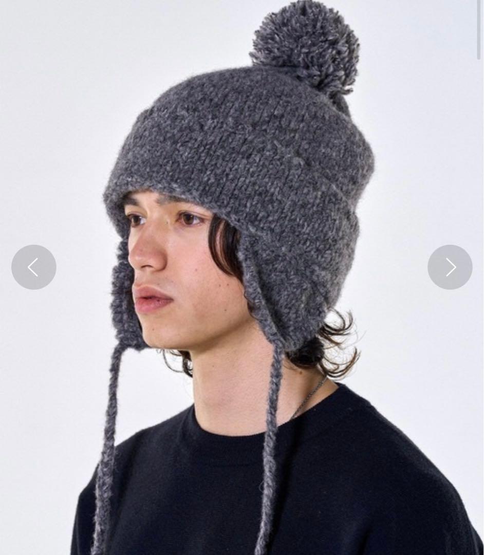 VICTIM ヴィクティムxCA4LA カシラ　フラップニットキャップ　ニット帽