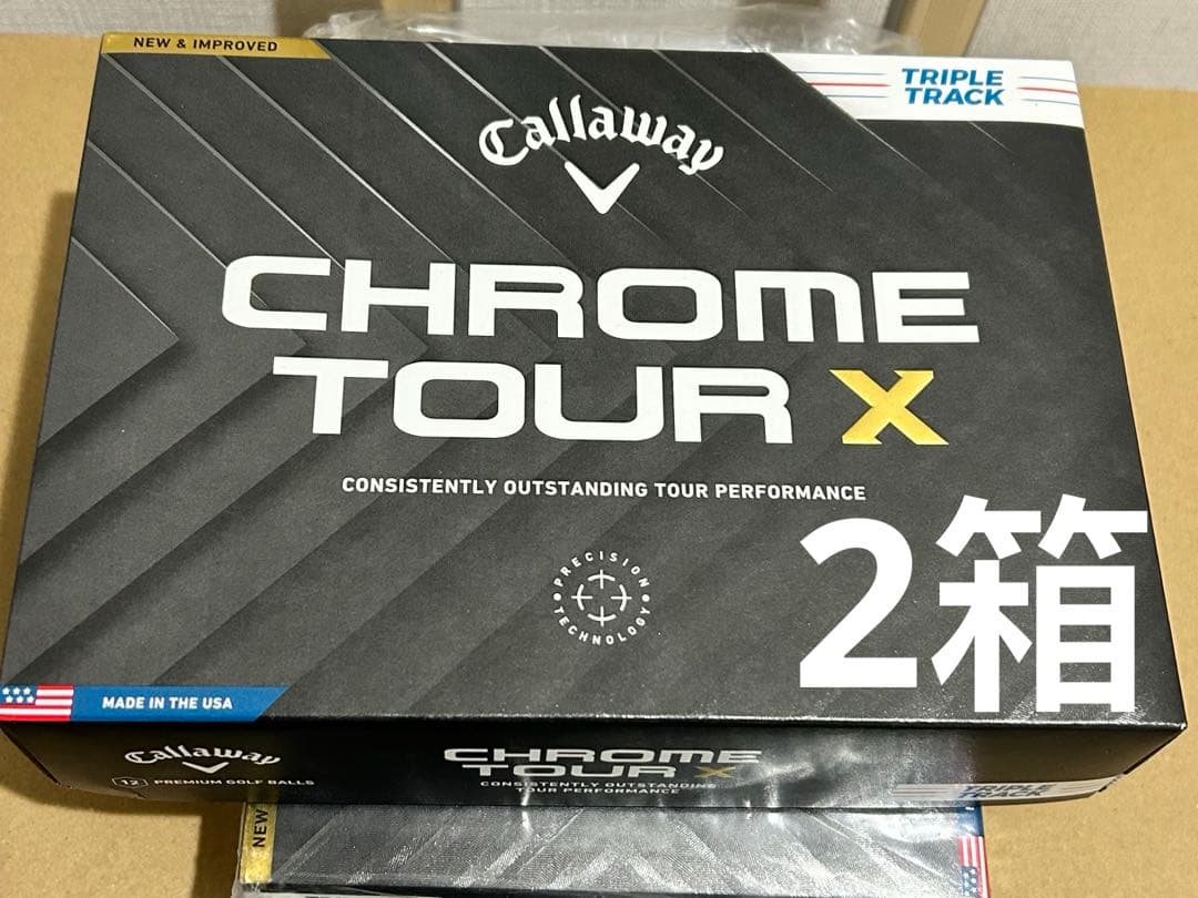 キャロウェイゴルフボールCHROMETOUR X 24 1ダース(12個入り)