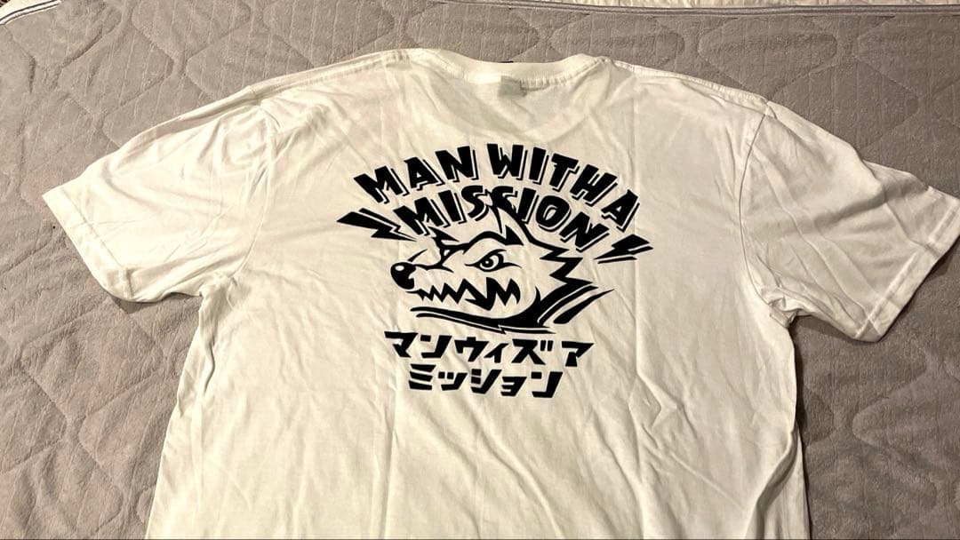 MAN WITH A MISSION 海外限定Tシャツ　サイズL 白