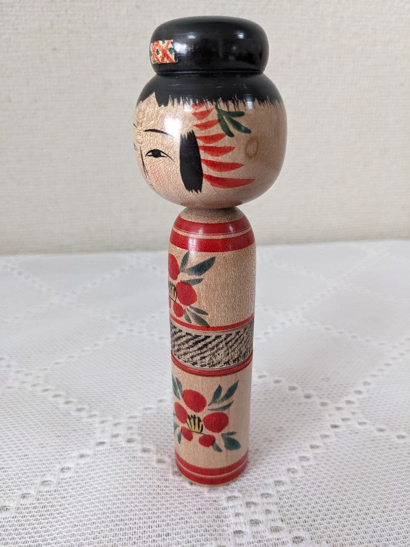 伝統こけし　小笠原義雄工人　子、孫持ちこけし