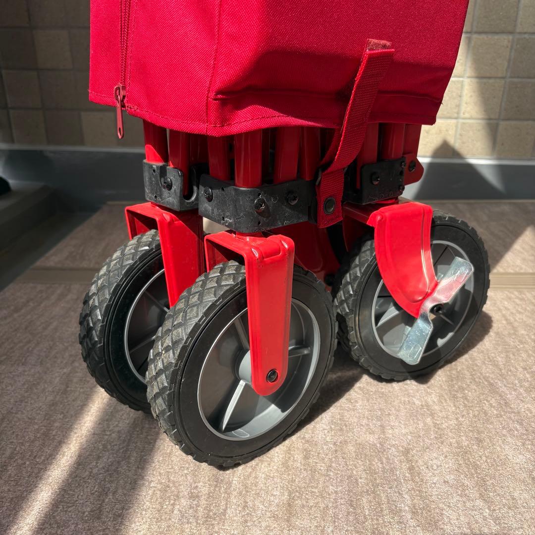 Coleman コールマン キャリーカート アウトドアワゴン　レッド　赤色