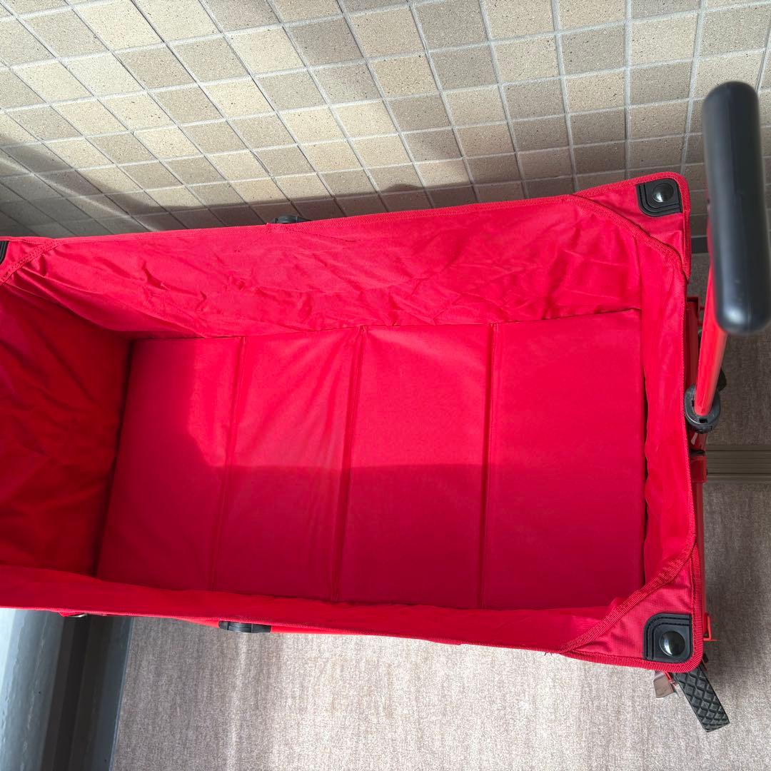 Coleman コールマン キャリーカート アウトドアワゴン　レッド　赤色