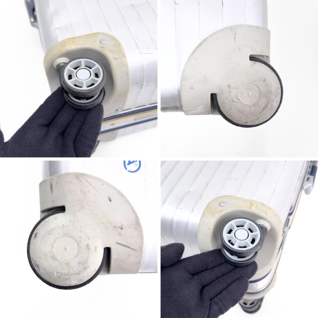 リモワ シルバーインテグラル 82L プルタブ 2+4輪 TSAロックベルト付