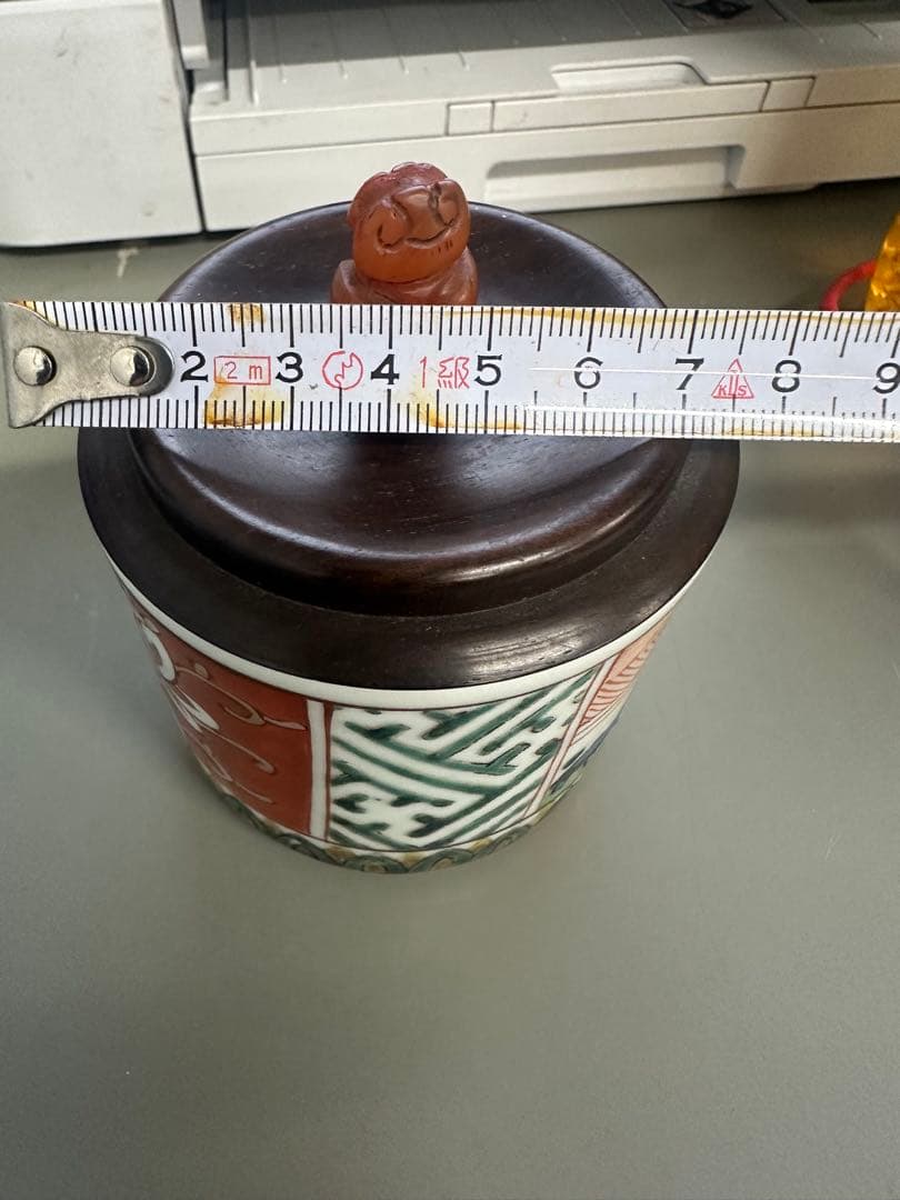 古伊万里赤絵香炉　灰入れ