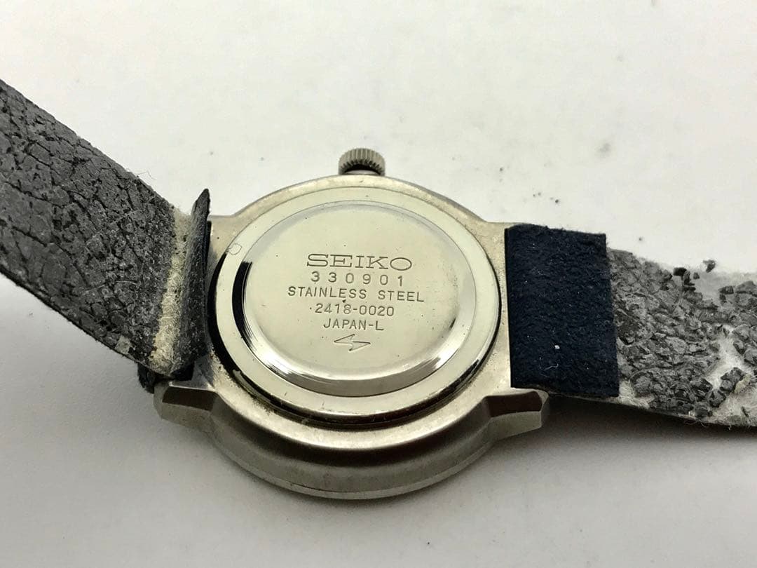 希少ヴィンテージ・セイコー・オートマチック・和紙模様・２４１８ー００２０