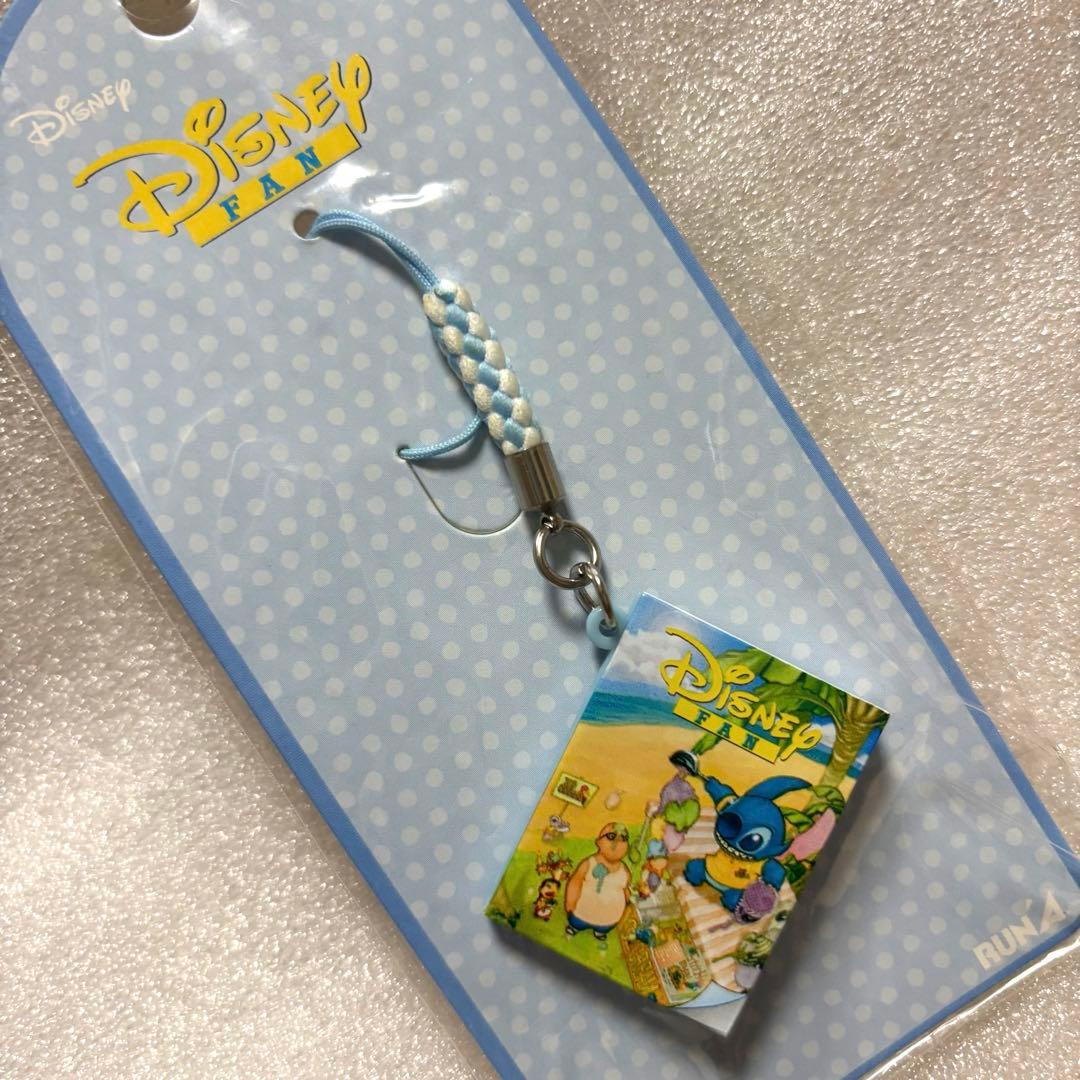 リロ＆スティッチ キーホルダー ディズニーファン Disneyfan 本型 レア