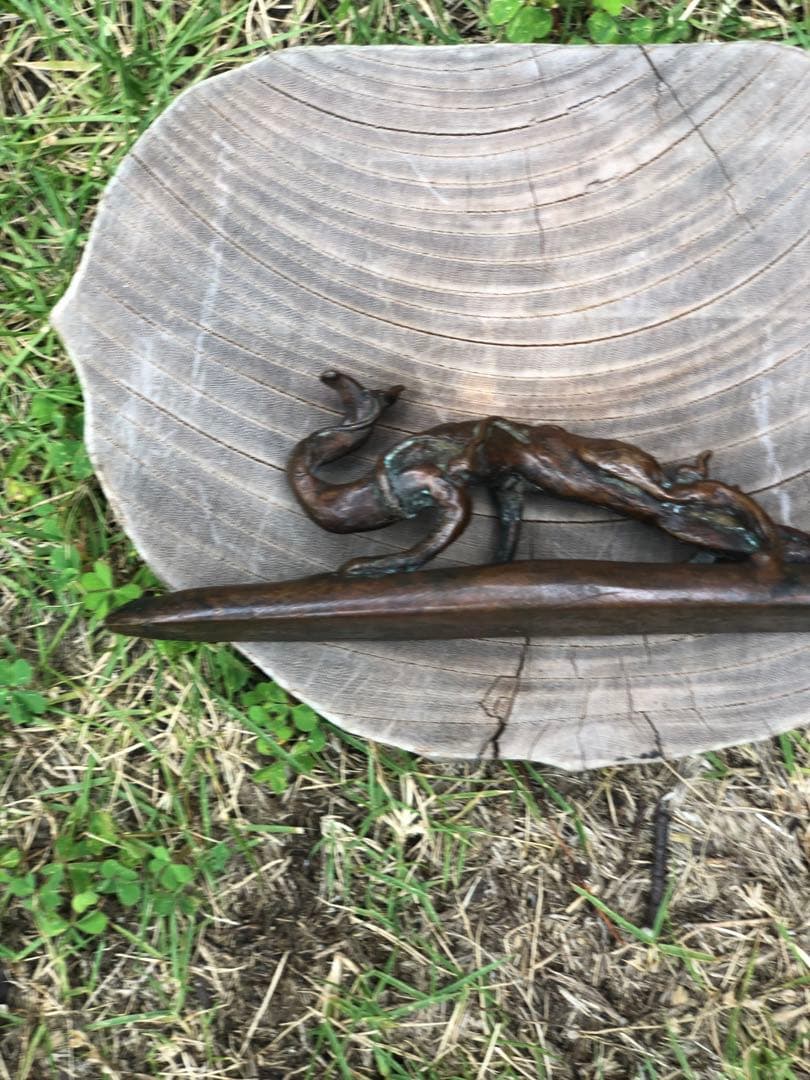 佐渡銅器　文鎮　ペーパーウエイト