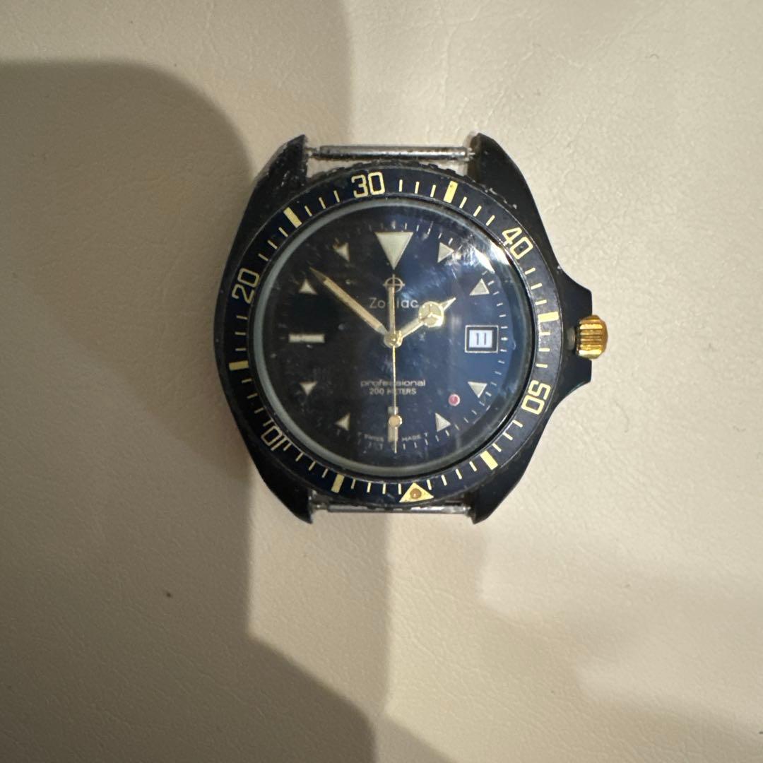 Zodiac ゾディアック ダイバーズウォッチ フェイスのみ ジャンク