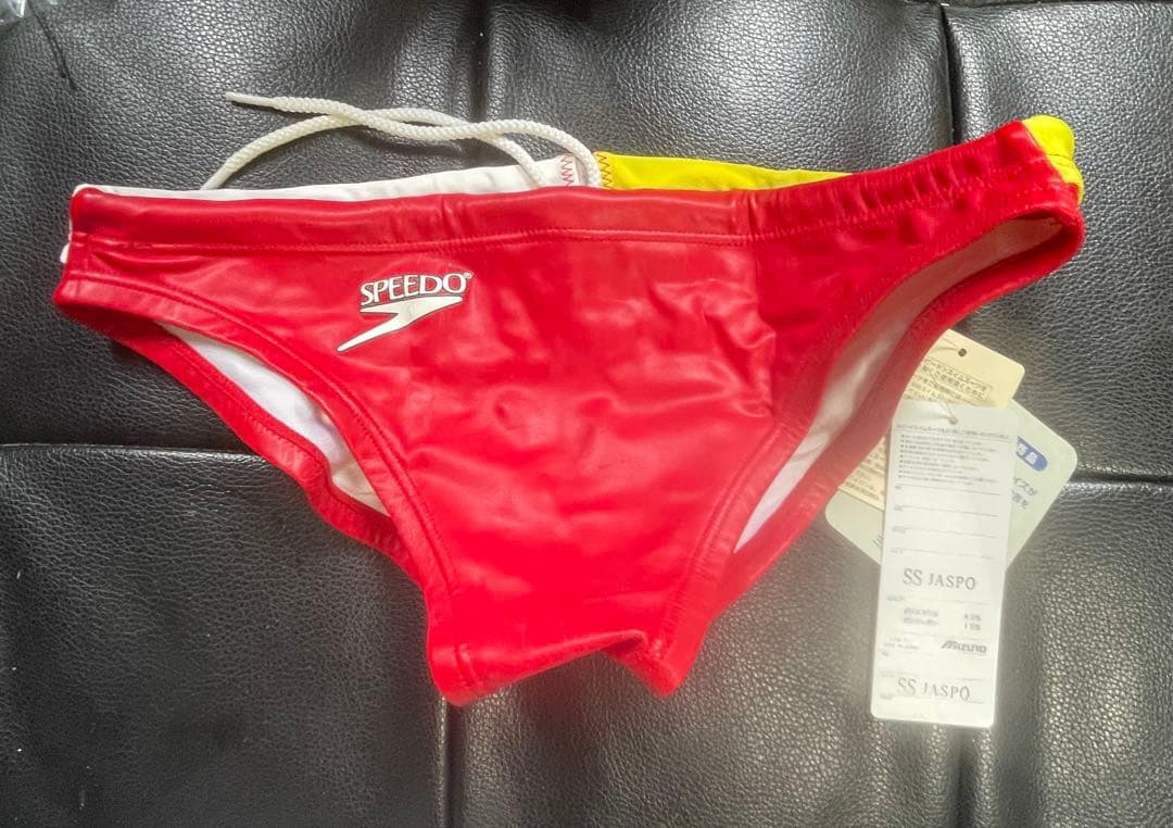 ★新品未使用★SSサイズ SPEEDO 赤 ポロパン 水球競パン 水着