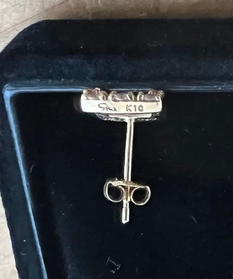 極美品♡スタージュエリー10金ピアスとキャチ18金