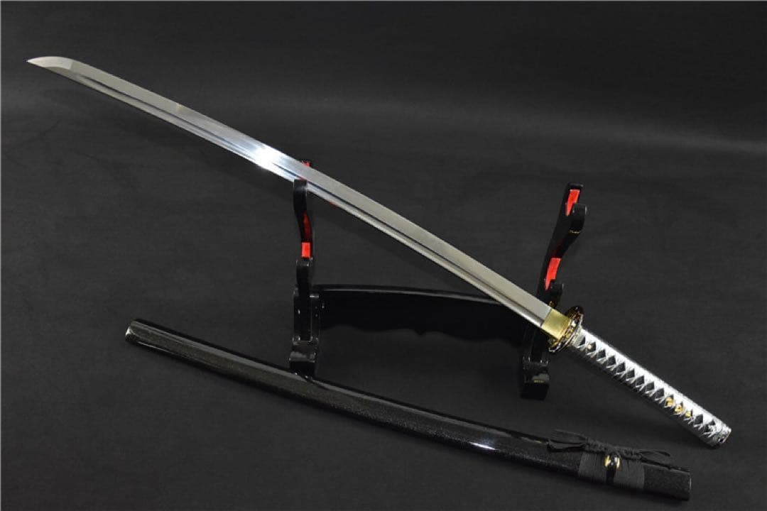 黒刀夜 刀装具 日本刀 武具 鑑賞刀 居合刀 模造刀 舞踊刀