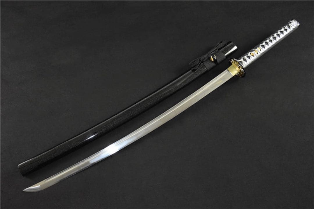 黒刀夜 刀装具 日本刀 武具 鑑賞刀 居合刀 模造刀 舞踊刀